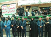 جمع و عزاداری با شکوه تاسوعای حسینی در شهر گلشن