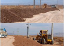 خاکریزی و زیرسازی معابر “منطقه کارگاهی”