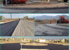 آسفالت خیابان سعدی و میدان شهید مجتبی امامی