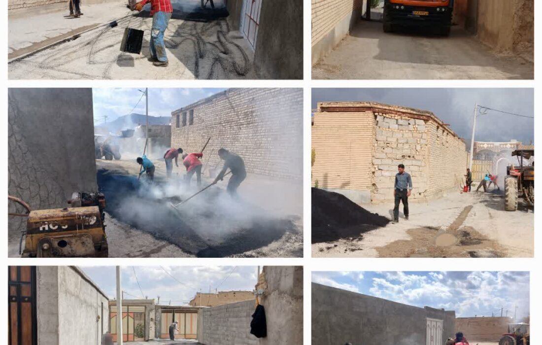 لکه گیری و روکش آسفالت معابر‌