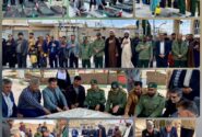 غبار روبی قبور مطهر شهدای شهر گلشن