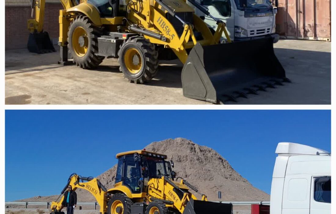 یک دستگاه بیل بکهو به ماشین آلات شهرداری گلشن افزوده شد