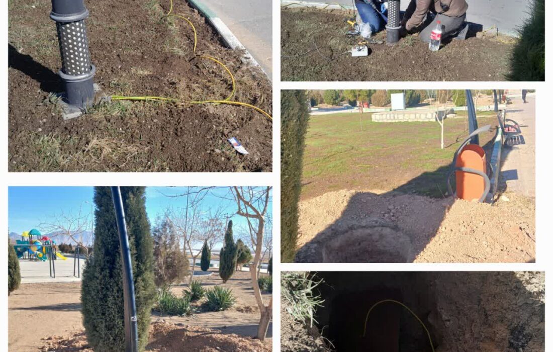 اجرای ارتینگ فضاهای سبز شهر